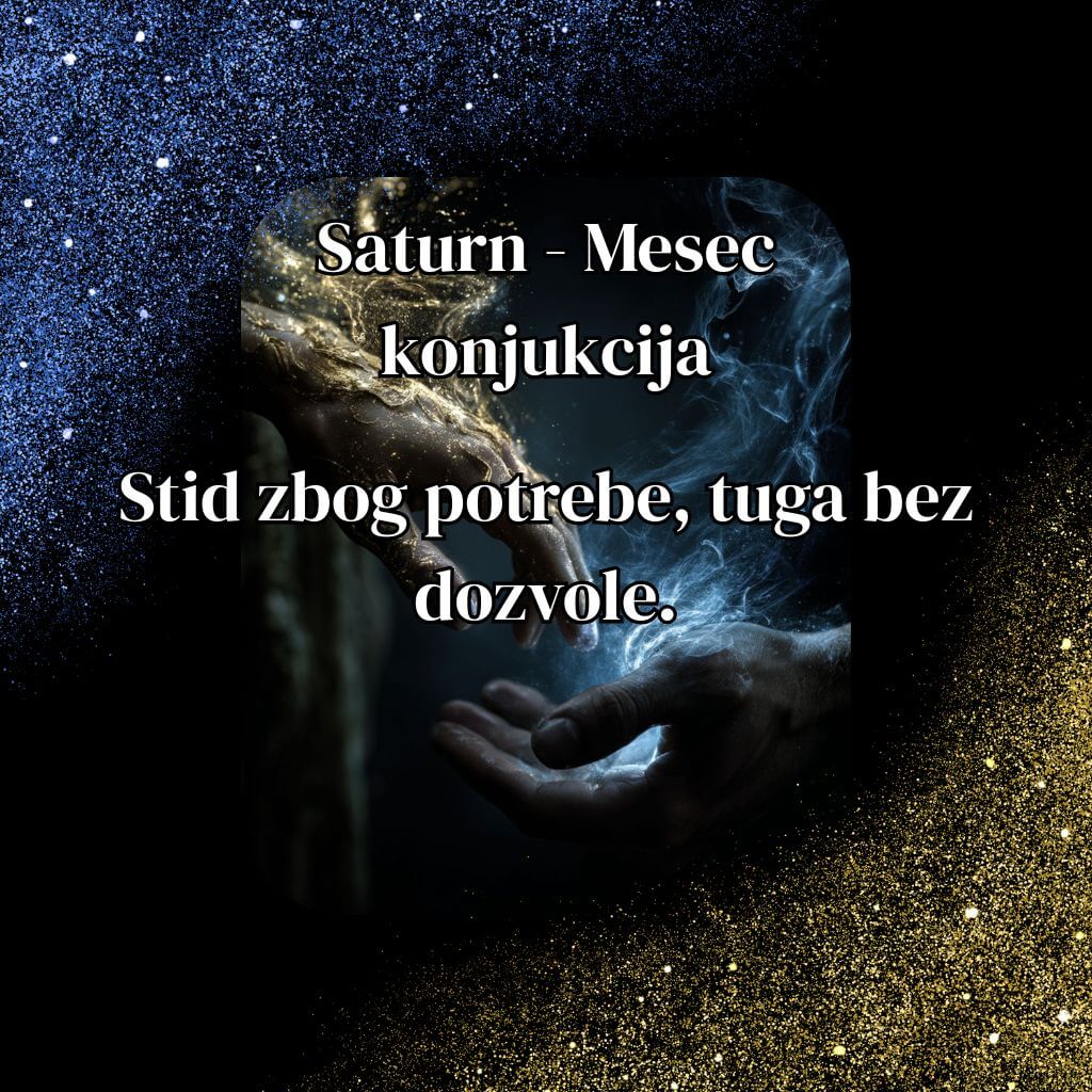 Saturn i Mesec u konjunkciji